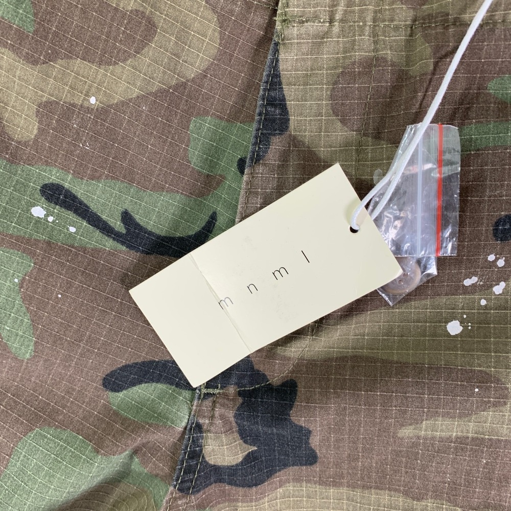 MNML Bootcut Camo Pants Men 33x35 Streetwear Fashion Paint Splatter Grunge NEW - Picture 2 of 11